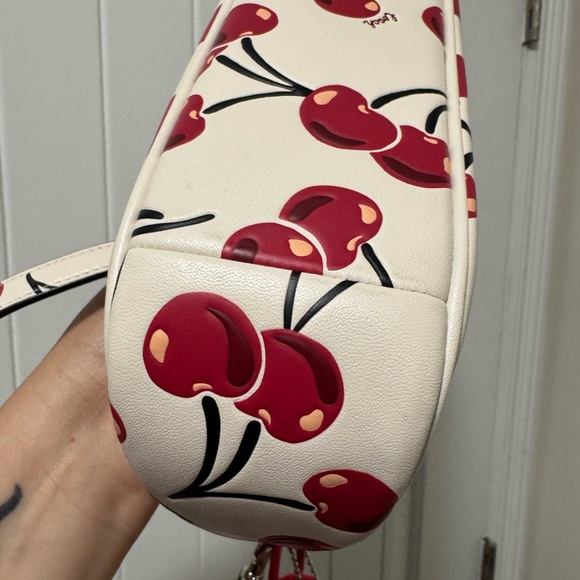 Coach Cherry Terry Shoulder Bag - Picture 10 of 11
